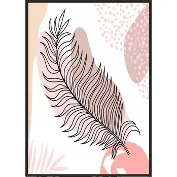 Obraz OBRAZ PLAKÁT V RÁMU 33x43 cm Kresba perem - Line art P1866