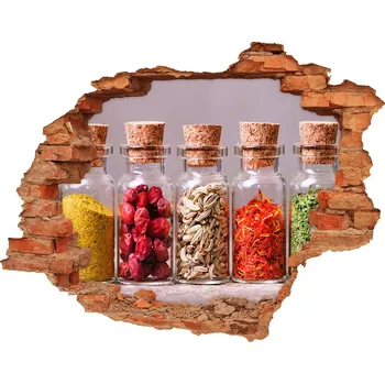 Fototapeta Nálepka díra na zeď Barevné koření