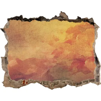 Fototapeta Díra 3D fototapeta nálepka Květiny