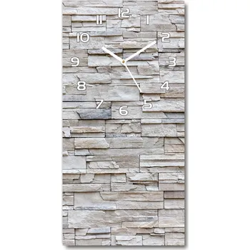 Hodiny Nástěnné hodiny tiché Zeď z kamenů