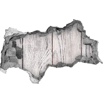 Fototapeta Fotoobraz díra na stěnu Dřevěná zeď