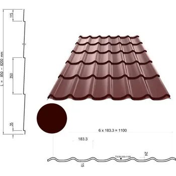 Kancelářský nábytek RUUKKI Taškové tabule 30 Monterrey RR887 Čokoládově hnědá