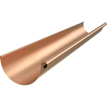 okap OKAPY Měděné žlaby r.š. 400 mm Žlab půlkruhový podokapní d.6m