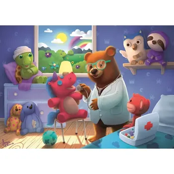 Puzzle Ravensburger puzzle Plyšová pohotovost 35 dílků