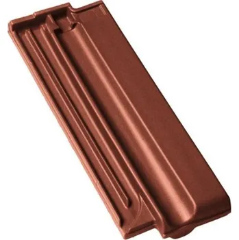 Střešní krytina BRAMAC Granát 13 Půlená taška 1/2 Tmavě hnědá Glazura