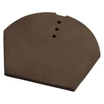 TONDACH Hřebenáč JIRČANY a STODO UH spodní větrací č. 5 (š. 25 cm) Tmavě hnědá engoba