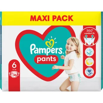 Pampers Pants 6 15 kg+, 36 ks