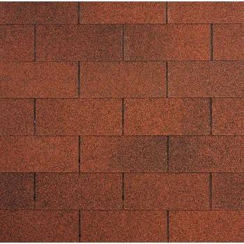 asfaltová šindel IKO BELGICKÉ Asfaltový šindel CLASSIC SUPERGLASS 3T NOVÝ Riviera Red 55