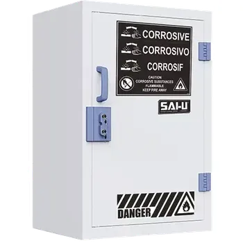 CHPP 45, bezpečnostní skříň na kyseliny a louhy, 860x590x460 mm, bílá