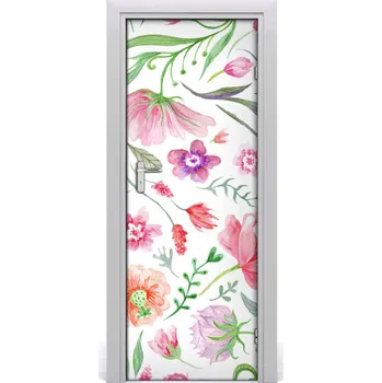 Fototapeta Samolepící fototapeta na dveře polní květiny 75x205 cm