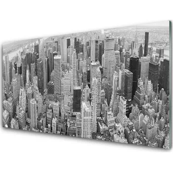 Obraz Obraz na skle Město Domy 125x50 cm 2 Přívěsky