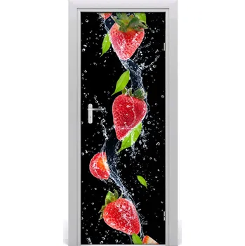 Fototapeta Fototapeta na dveře samolepící jahody 85x205 cm
