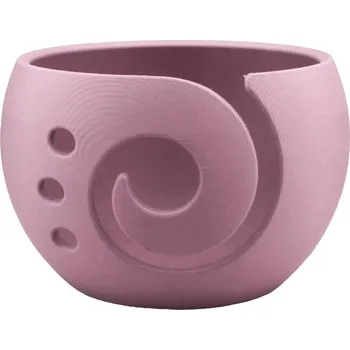 Organizér galanterie Pro Háčkování Miska na klubíčko SPIRÁLA, XL pink powder