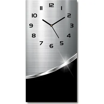Hodiny Nástěnné hodiny Kovová abstrakce