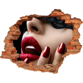 Fototapeta Fotoobraz díra na stěnu Korunková maska