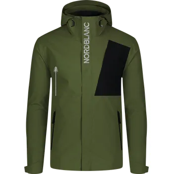 Pánská softshellová bunda Pánská outdoorová bunda NORDBLANC BERNARD NBSJM8184 ZELENÁ XXXL