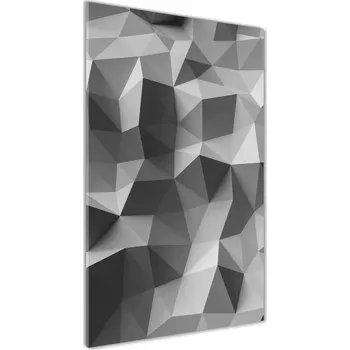 Obraz Vertikální Fotoobraz na skle Abstrakce trojúhelníky