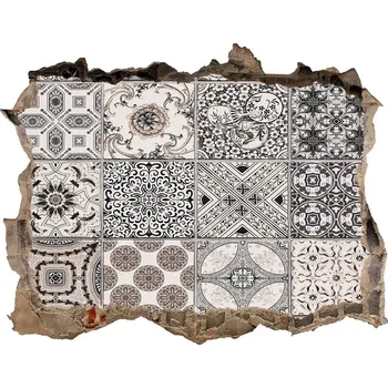 Fototapeta Fototapeta díra na zeď Keramické obkladačky