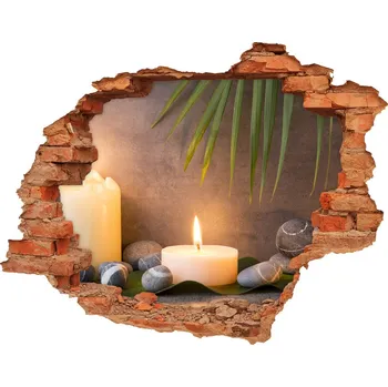 Fototapeta Fototapeta díra na zeď Hořící svíčky