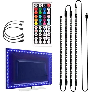 LED páska LED RGB pásek podsvícení 4 x 50 cm, USB