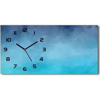 Hodiny Moderní skleněné hodiny na stěnu Dým