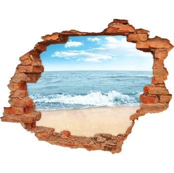 Fototapeta Nálepka fototapeta 3D výhled beton Pláž