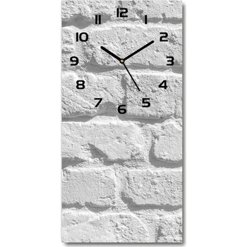 Hodiny Nástěnné skleněné hodiny Zděná zeď