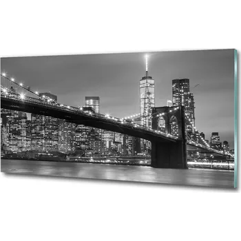 Obraz Foto obraz sklo tvrzené New York noc