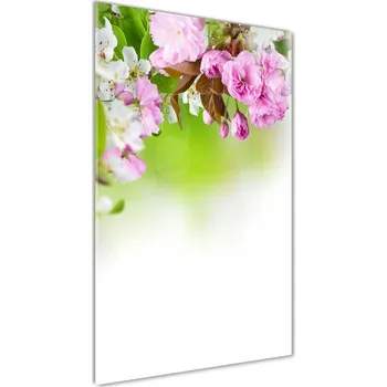 Obraz Vertikální Fotoobraz na skle Jarní květiny