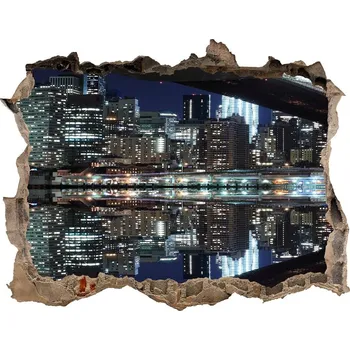 Fototapeta Fototapeta díra na zeď 3D Brooklynský most