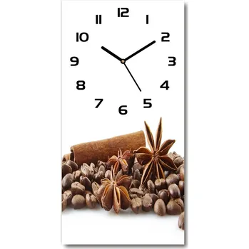 Hodiny Moderní hodiny nástěnné Zrnka kávy