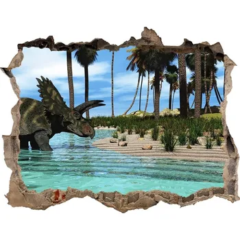 Fototapeta Díra 3D fototapeta na stěnu Dinozaury