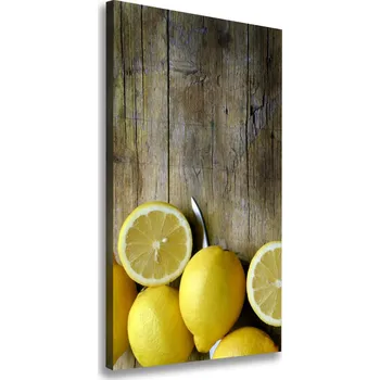 Obraz Vertikální Moderní obraz canvas na rámu Citrony