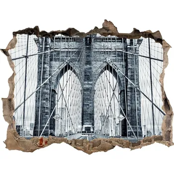 Fototapeta Samolepící díra na stěnu Brooklynský most