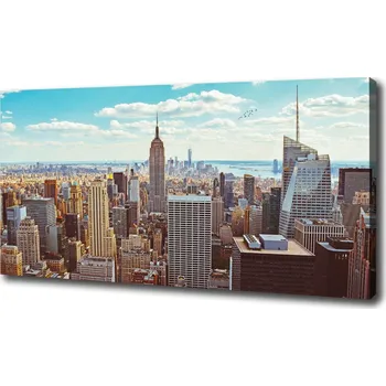 Obraz Foto obraz na plátně New York ptačí pohled