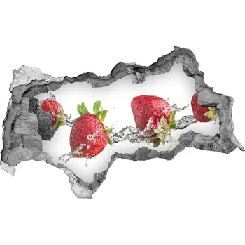 Fototapeta Samolepící nálepka Jahody a voda