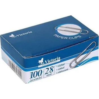 Spona do sešívačky Kancelářské sponky 28mm VICTORIA 100 ks