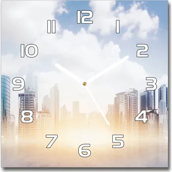 Hodiny Skleněné hodiny čtverec Mrakodrapy