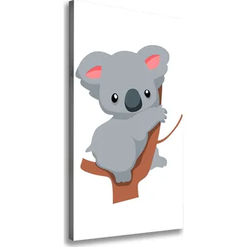 Obraz Vertikální Foto obraz na plátně Panda na stromě