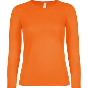 B&amp;C Dámské tričko s dlouhým rukávem TW06T Orange M