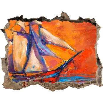 Fototapeta Foto fotografie díra na zeď Vesmírná loď