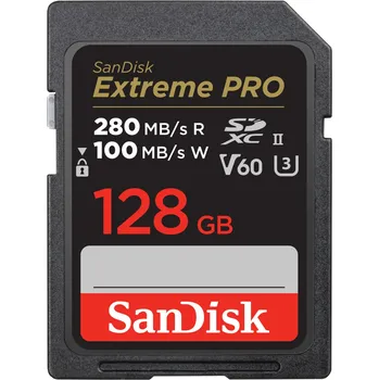 SanDisk Extreme Pro SDXC 128 GB UHS-II…