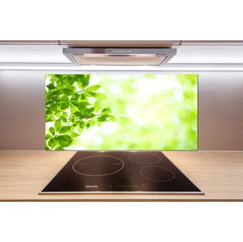 Obklad Skleněný panel do kuchyně Listí