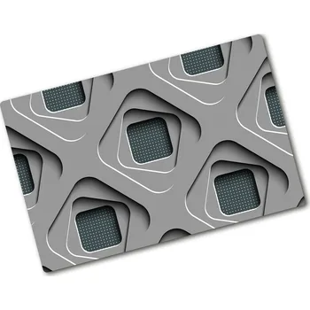 Kuchyňské prkénko Deska na krájení skleněná Abstrakce 3D