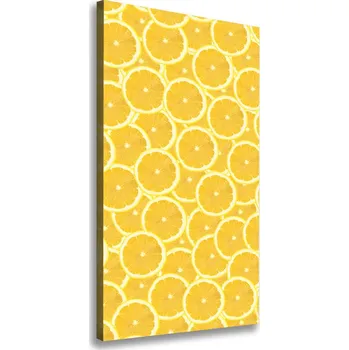Obraz Vertikální Moderní obraz canvas na rámu Citrony