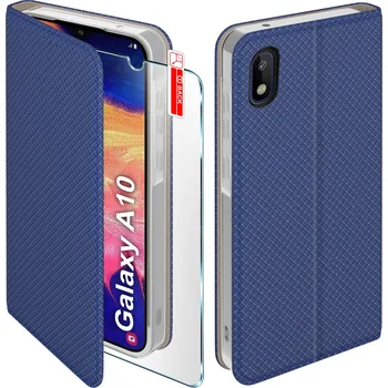 Pouzdro na mobilní telefon Flipové pouzdro KrainaGSM pro Samsung Galaxy A10 modré