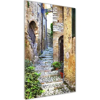 Obraz Vertikální Fotoobraz na skle Italské uličky