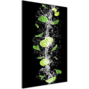 Obraz Vertikální Foto-obraz fotografie na skle Limetky