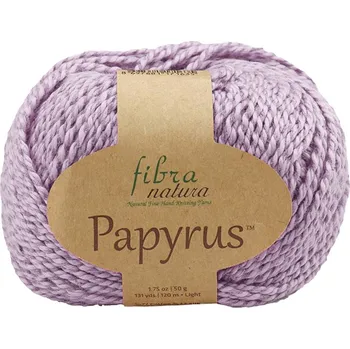 Příze Fibra Natura Papyrus 229-10 starorůžově fialová