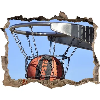 Fototapeta Foto fotografie díra na zeď Basketball